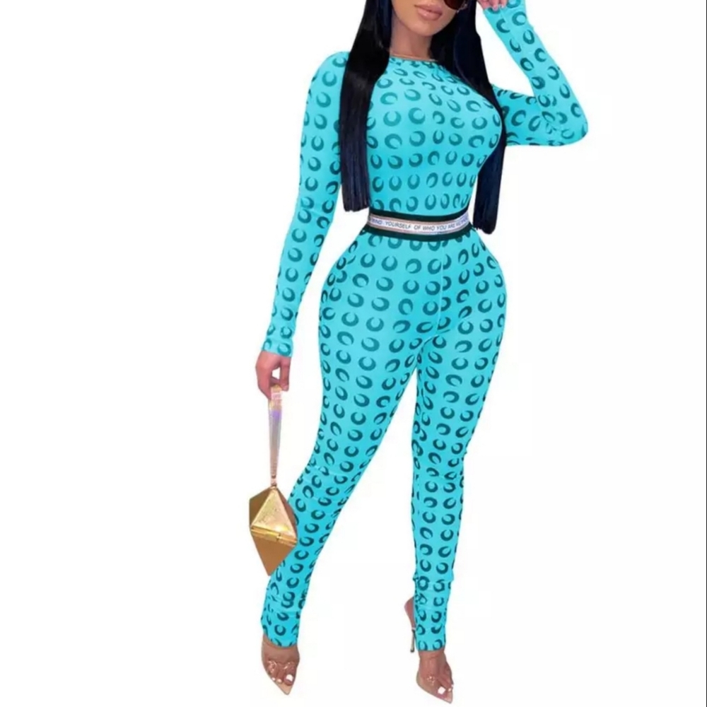 💋MESH CRESCENT MOON PRINT JUMPSUIT!!!